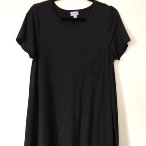 Solid Black Lularoe Carly Dress